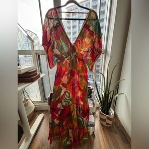 True Destinations | Tropical Floral Maxi Dress